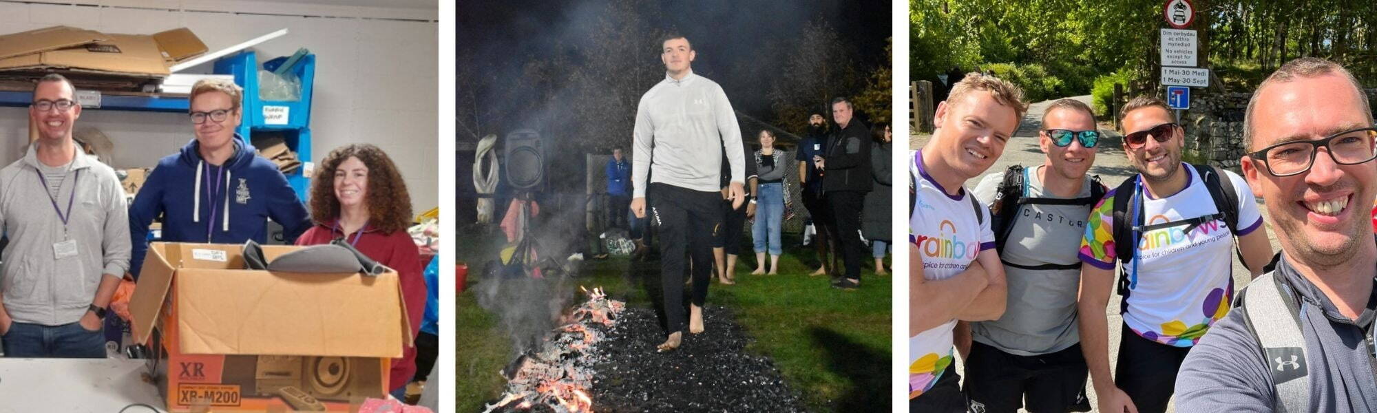 Collection of images from Charity events