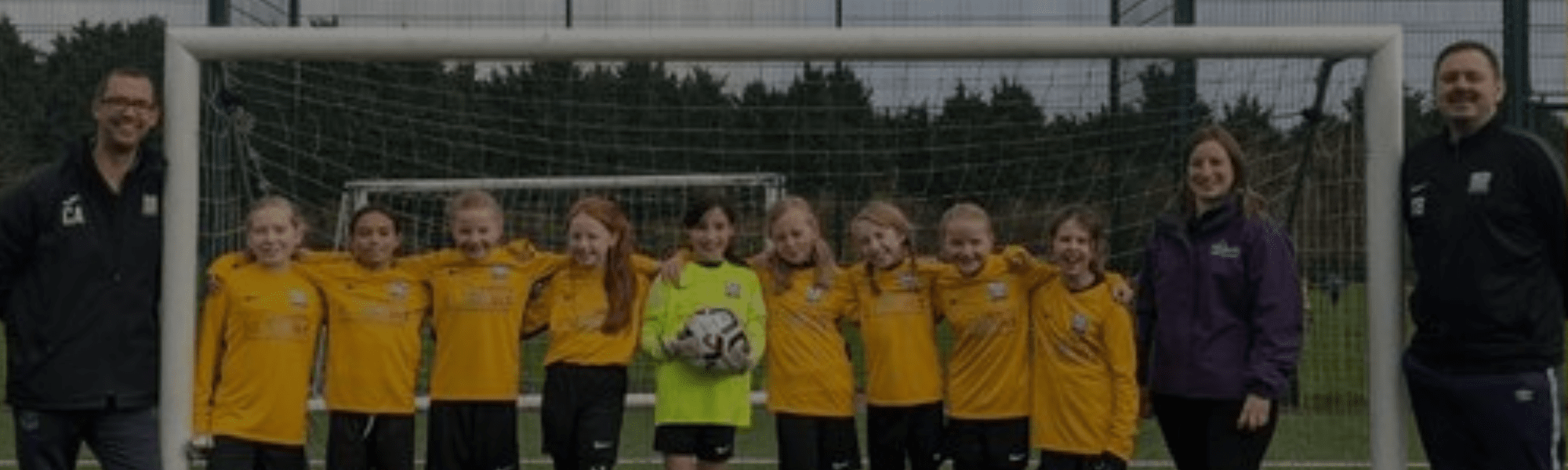 football image standing by goal